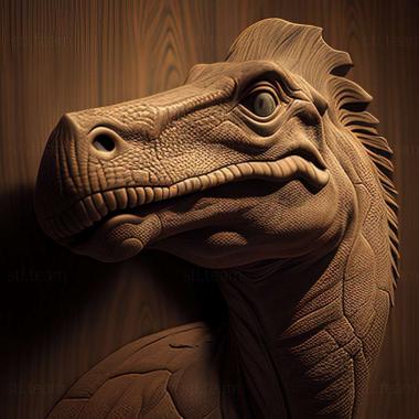 3D модель Брахилофозавр (STL)
